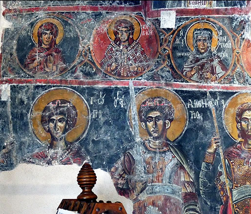 Gu&iacute;a de la iglesia de Agios Petros de Kastania, Mesinia, (Grecia)