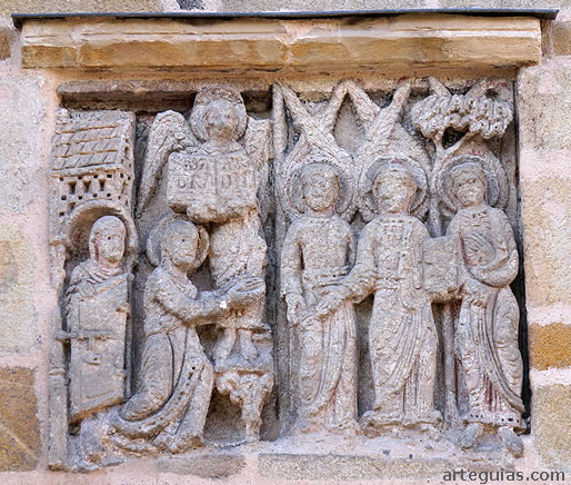 Relieve de la fachada norte: TEofan&iacute;a del Encinar de Mambr&eacute;