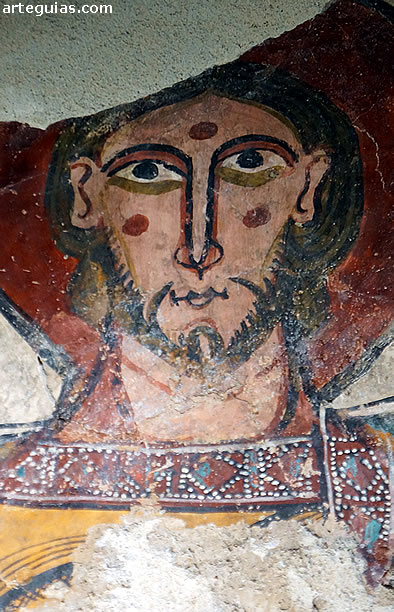 Primer plano del rostro de uno de los Ap&oacute;stoles de Cristo