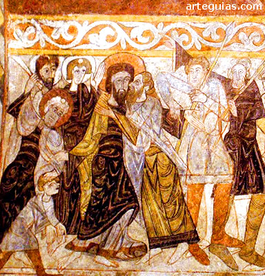 Beso de Judas y el prendimiento de Cristo