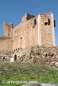 Detalle del Castillo de San Mart&iacute;n de Montalb&aacute;n. Toledo