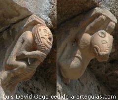 Capiteles de San Miguel de Corull&oacute;n