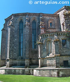 Protipo de cabecera g&oacute;tica de los dominicos: Santiago de Bonaval