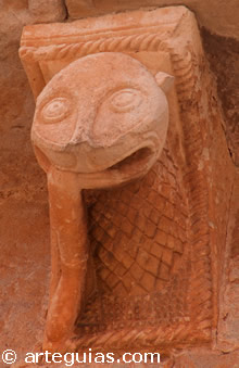 Rom&aacute;nico en Valles Alaveses. Canecillo de Santa Mar&iacute;a de Tobera