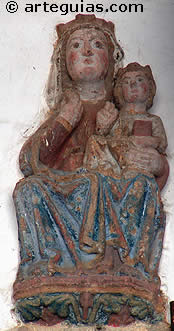 Virgen g&oacute;tica. Santo domingo de Santiago