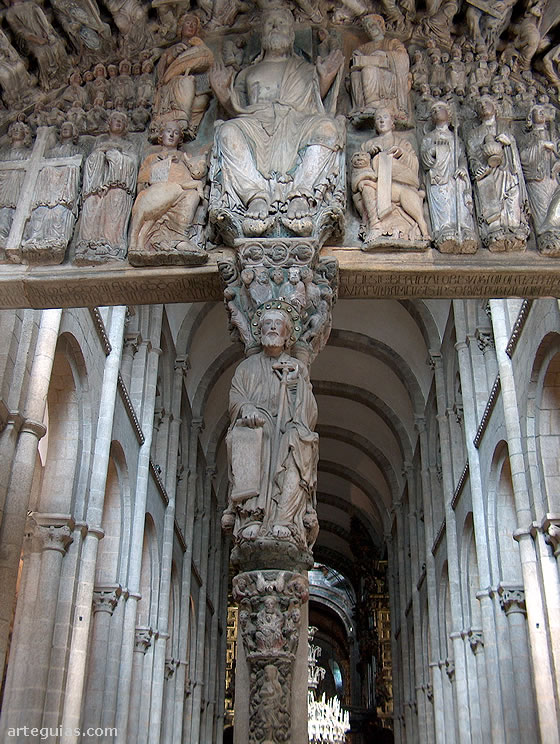 Detalle del P&oacute;rtico de la Gloria