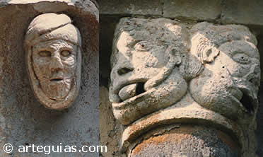 Canecillo y capitel. Fuente Urbel