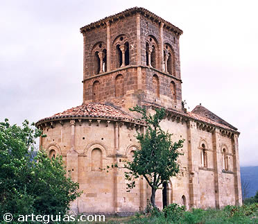 Magn&iacute;fica iglesia de San Pedro de Tejada, Burgos