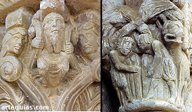 Capiteles de la iglesia de Artaiz