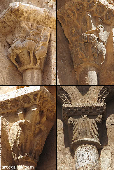 Algunos capiteles de la iglesia