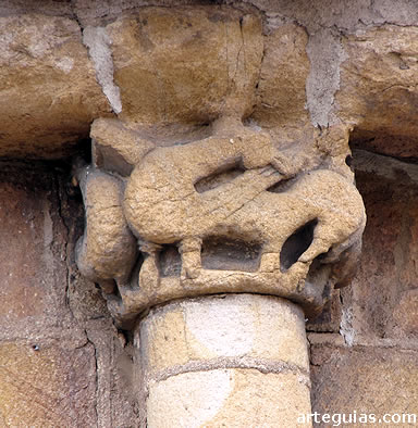 Capitel de San Esteban: grifo