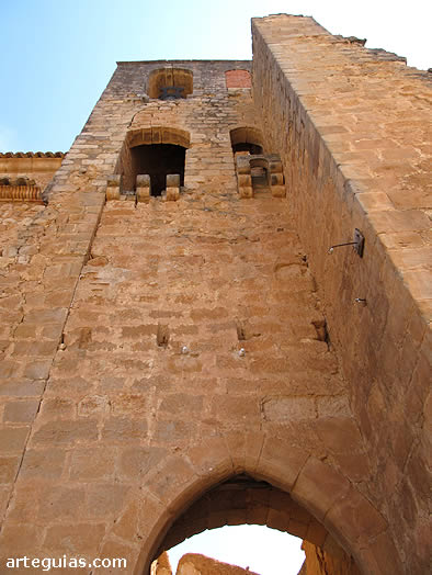 Muros del castillo de Monreal de Ariza