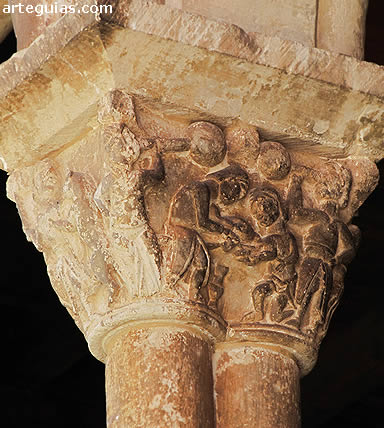 Posible escena de un taller de fabricaci&oacute;n de vidrios