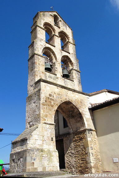 Espada&ntilde;a rom&aacute;nica de la iglesia de Villamaderne