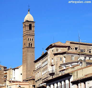 La torre de la iglesia de La Magdalena de Tarazona