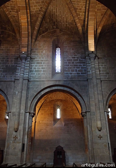 Alzado de la iglesia abacial del Monasterio de Veruela, Zaragoza