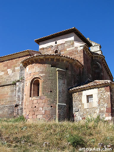 Cabecera de la iglesia de Nogales de Pisuerga
