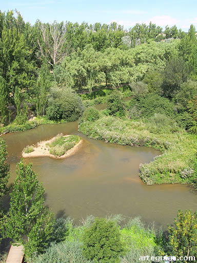 El r&iacute;o Duero, a su paso por Almaz&aacute;n