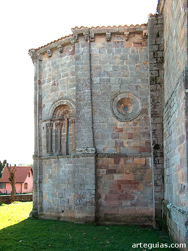Cabecera de la iglesia de Santa Mar&iacute;a de Cay&oacute;n, Cantabria