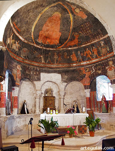 Pinturas murales de la iglesia de Santa Marina de Sacramenia