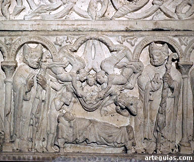 Detalle del sepulcro