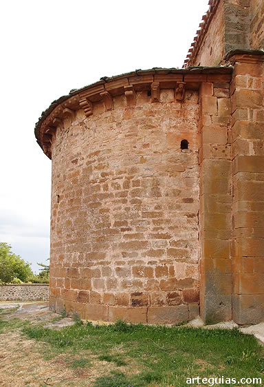 &aacute;bside la iglesia de Tera, desde el norte