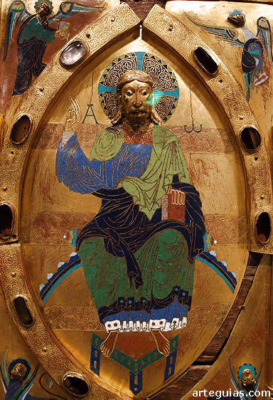 Maiestas Domini y Tetramorfos del Frontal o Urna de Silos