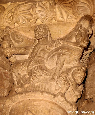 Capitel rom&aacute;nico recientemente descubierto