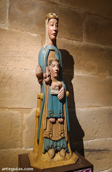 Virgen de Grijera, ene l Museo de la Colegiata de San Miguel de Aguilar de Campoo