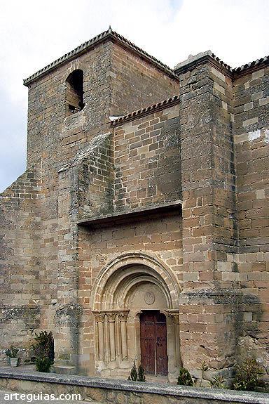 Iglesia de Zariquiegui, cerca de Pamplona
