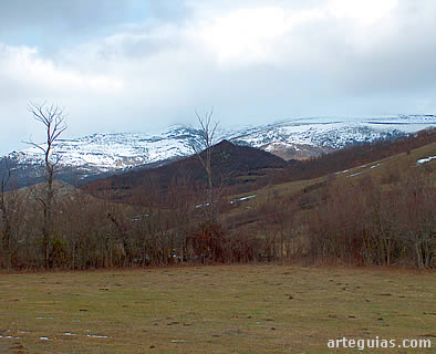 Paisaje invernal de la Monta&ntilde;a Palentina