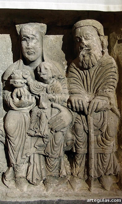 Detalle del frontal de altar de Villasana de Mena