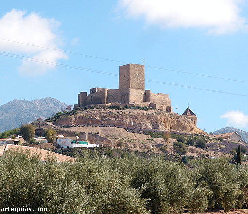 Gu&iacute;a de Alcaudete, Ja&eacute;n. EN la imagen el castillo
