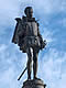 Estatua de Cervantes. Alcal&aacute; de Henares