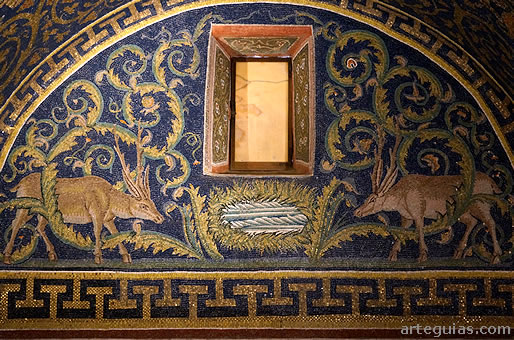 Ciervos bebiendo agua representando el salmo 42