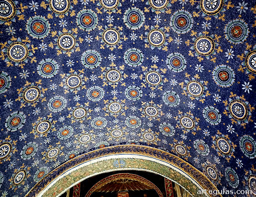 Mosaico de cielo estrellado