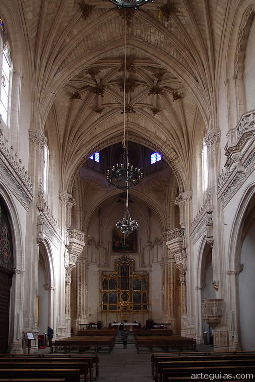 Alzado interior de la iglesia de San Juan de los Reyes de Toledo