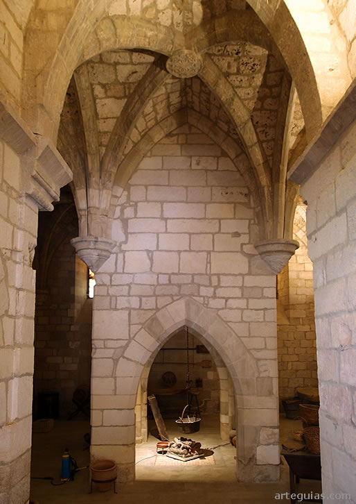 Chimenea de la cocina monacal