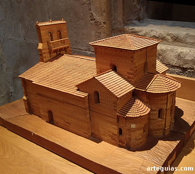 Una de las maquetas expuestas