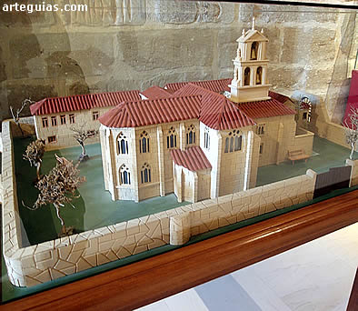 Maqueta del Monasterio de Santa Mar&iacute;a del Salvador de Ca&ntilde;as