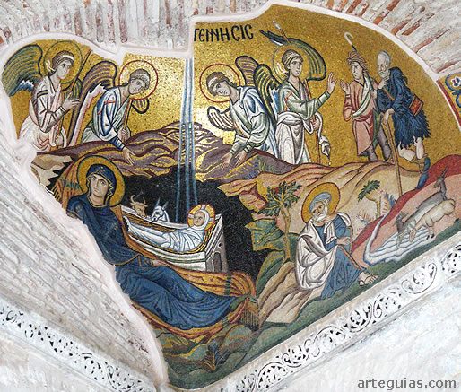 El monasterio bizantino de Dafni destaca por sus mosaicos del siglo XI