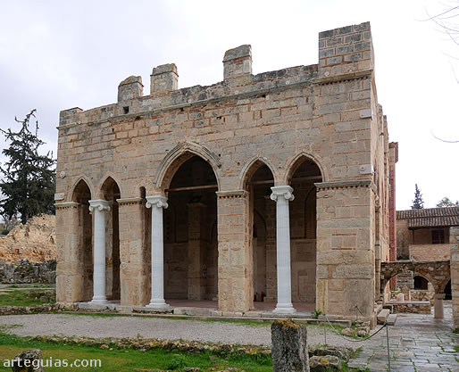 Exon&aacute;rtex del Monasterio de Dafni, Atenas