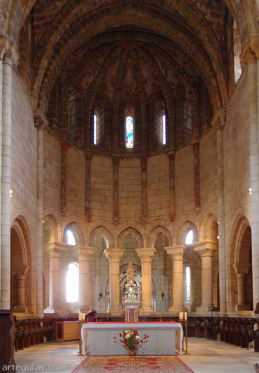 Espectacular cabecera de la iglesia del Monasterio de Oseira
