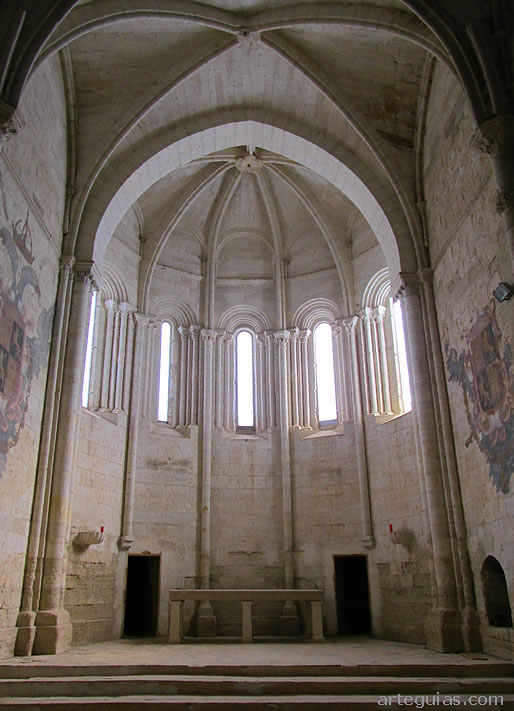 &auml;bside principal. Iglesia del Monasterio de Palazuelos, Valladolid
