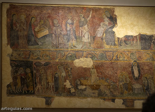 Otro fragmento de pinturas murales