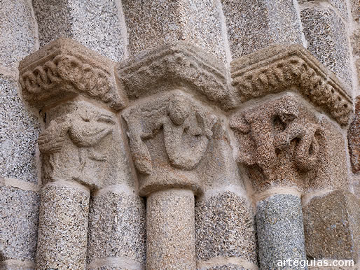 Columnas rom&aacute;nicas. Portada lateral
