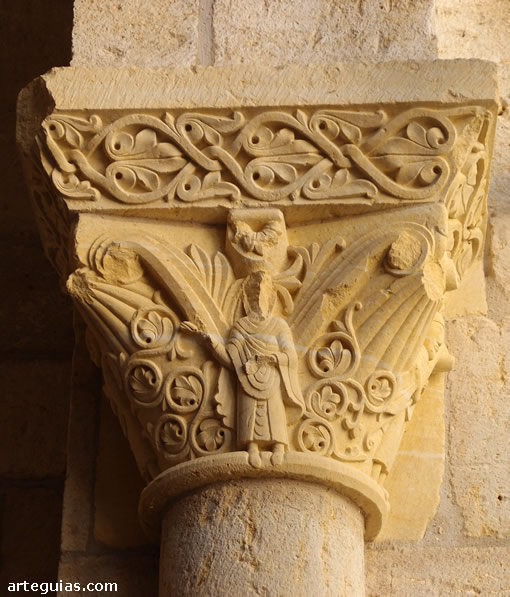 Capitelde la cabecera. Monasterio de Nogal de las Huertas