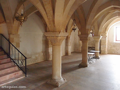 Monasterio de San Pelayo en Arenillas de San Pelayo, Palencia: sala capitular