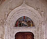 Puerta de la iglesia del Monasterio de El Paular