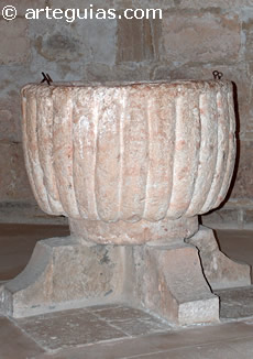 Pila Bautismal. Monasterio de La Vid